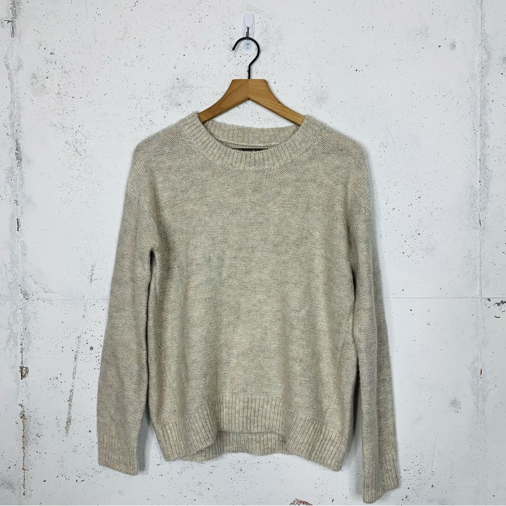 Vince Ribbed Trim Knit Sweater XS
